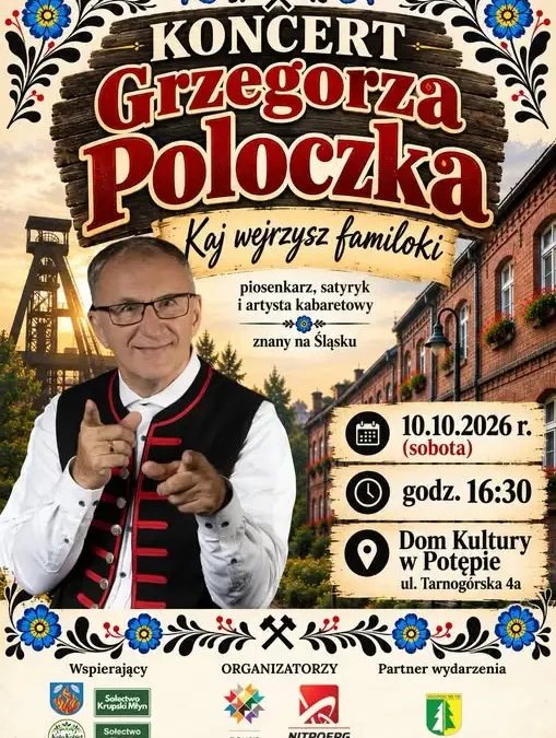 Grzegorz Poloczek wystąpi w Krupskim Młynie — koncert podsumowujący lata na scenie