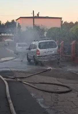 Wyciek gazu LPG z samochodu osobowego w Kaletach – interwencja straży pożarnej