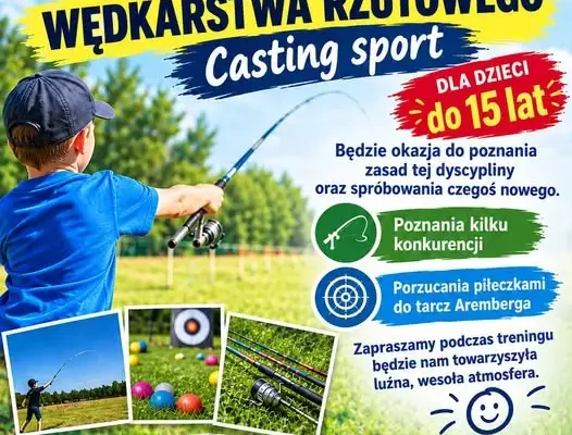 Szkółka wędkarska z Miasteczka Śląskiego zaprasza na otwarty trening rzutowy