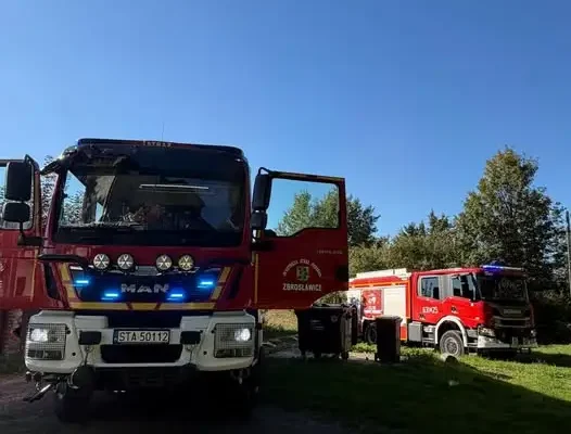 Czujka tlenku węgla zaalarmowała mieszkańców Kamieńca – interweniowały służby