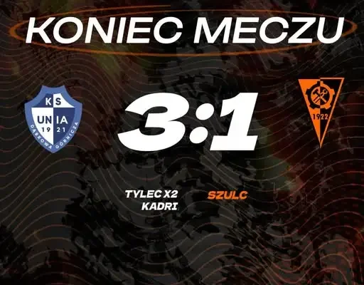HKS Odra Miasteczko Śląskie przegrywa na wyjeździe z KS Unią Dąbrowa Górnicza 1:3