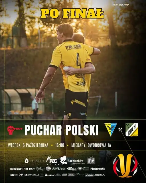 Puchar Polski: Ruch Radzionków walczy o finał z Orłem Miedary