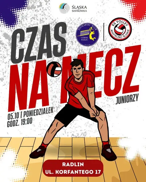 Juniorzy KS Volley Miasteczko Śląskie zagrają w Radlinie w nietypowym terminie