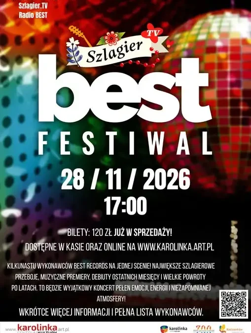 SZLAGIER BEST FESTIWAL w Radzionkowie – 28 listopada 2026