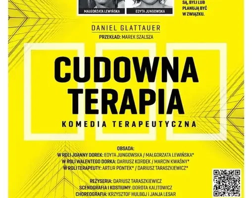 „Cudowna Terapia” w Centrum Kultury Karolinka – spektakl komediowy już 11 października