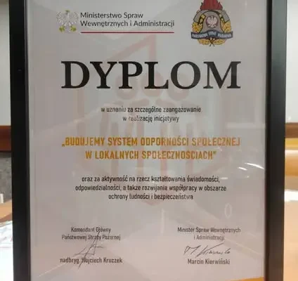 Piaskowa Drużyna MDP Tworóg laureatem ogólnopolskiego konkursu