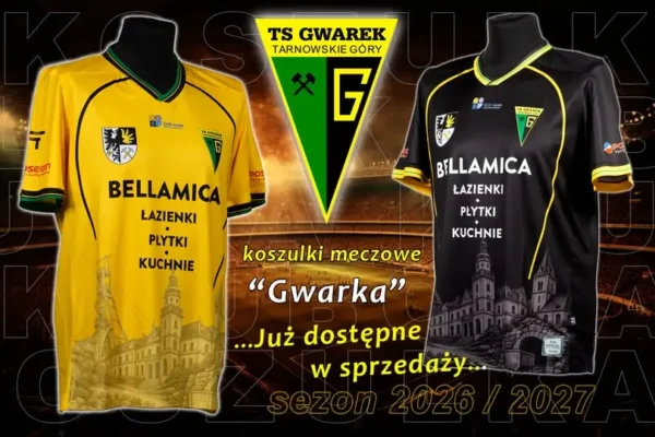 Nowe koszulki meczowe Gwarka Tarnowskie Góry już w sprzedaży