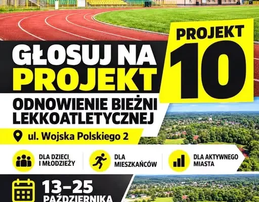 Bieżnia przy Wojska Polskiego do odnowienia? Projekt nr 10 w Budżecie Obywatelskim Tarnowskich Gór