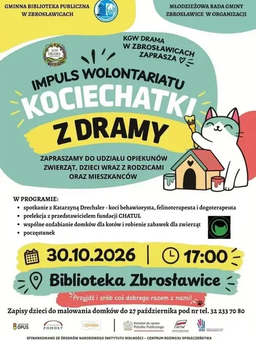 Zbrosławice: wspólne pomaganie dla zwierząt w ramach Impulsu Wolontariatu