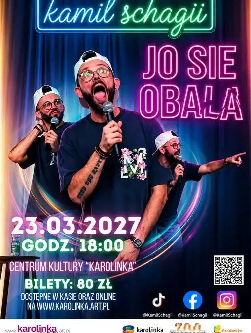 Kamil Schagii z programem „Jo sie obala” w Radzionkowie – nowa data w repertuarze CK „Karolinka”