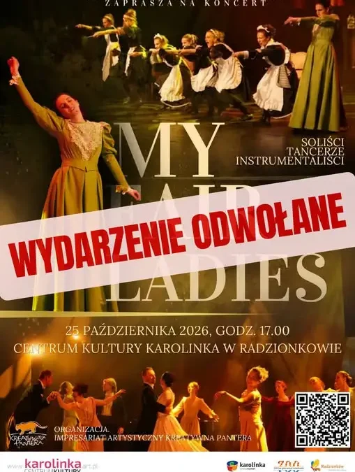 Musical „My Fair Ladies” w Radzionkowie odwołany – jak odzyskać pieniądze za bilety?