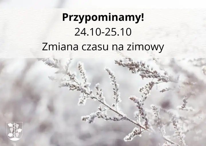 Zmiana czasu 2026: w nocy z 24 na 25 października cofamy zegarki