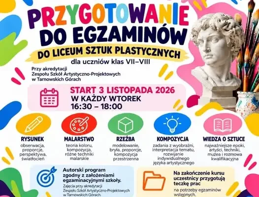 Inspiradonia otwiera zapisy na kurs przygotowujący do liceum plastycznego