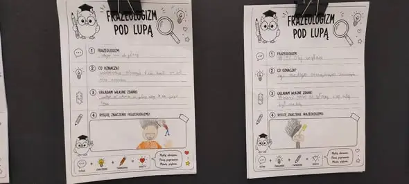 Uczniowie ze szkoły w Potępie rozwijają język w projekcie „Zfrazeologizowani”