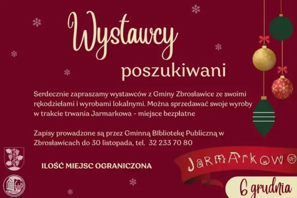 Jarmark w Zbrosławicach: wystawcy mogą zgłaszać się do 30 listopada